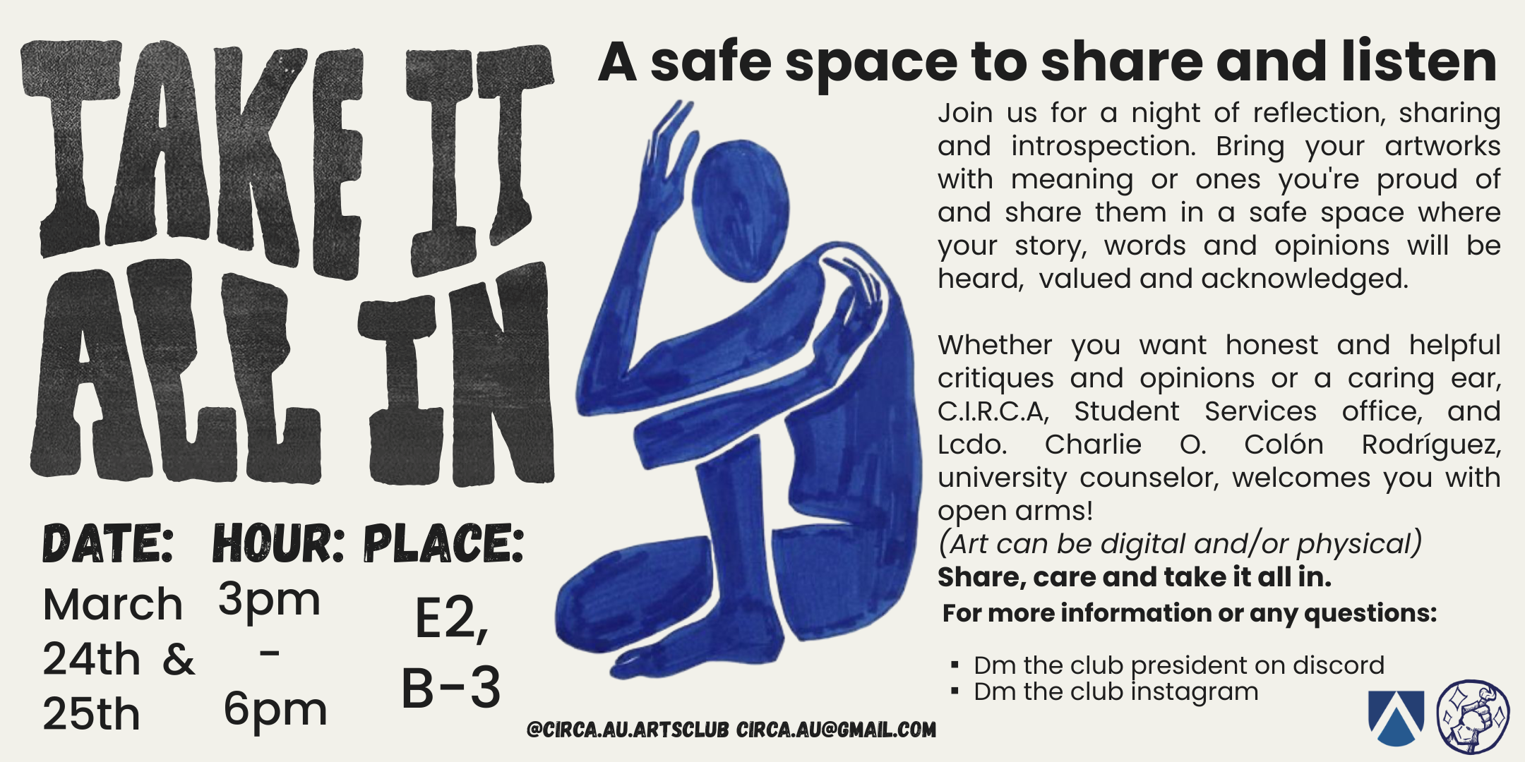 promotion for take it all in with persoon higging themselves